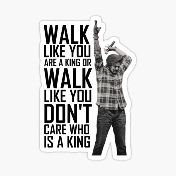 Sidhu Moose wala sticker Sticker