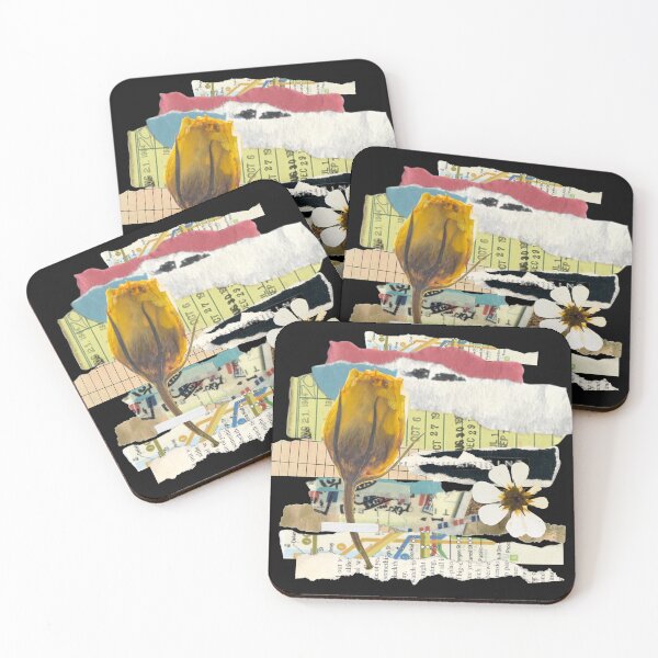 Item preview, Vintage Ripped Paper journal & flower designed and sold by TypeWrite.