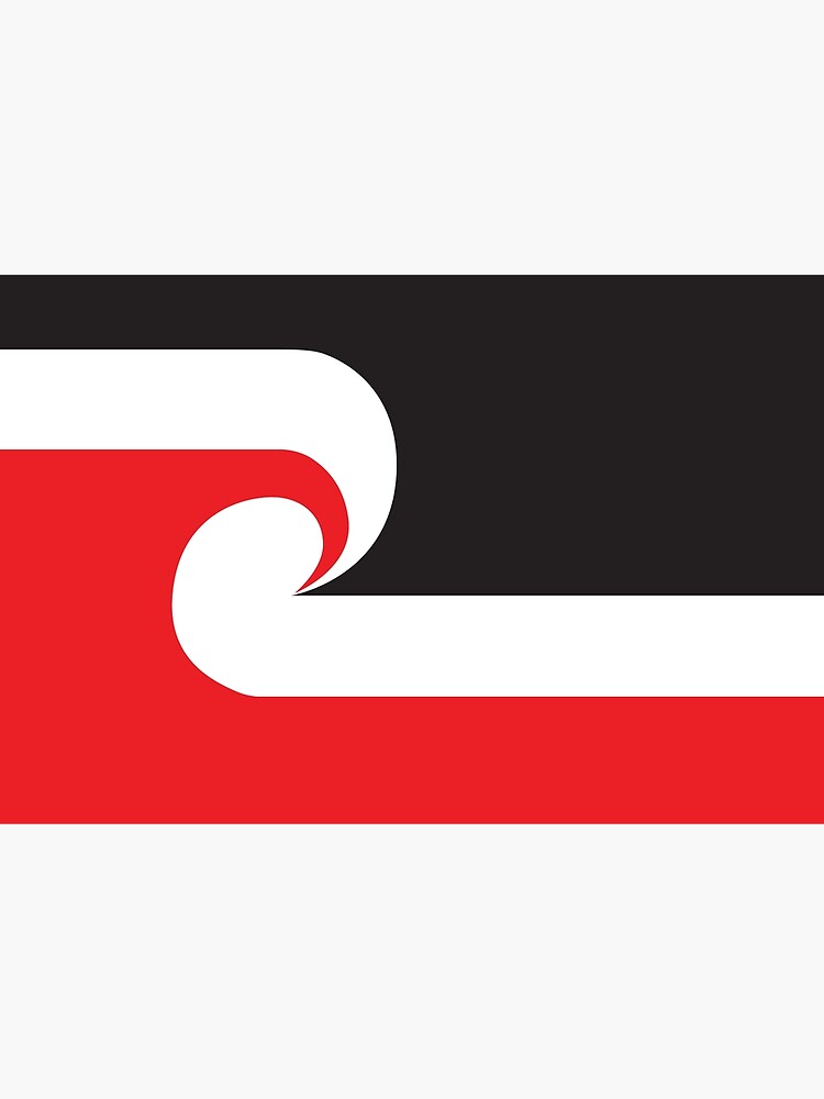 Maori Flagge Gerahmter Kunstdruck Von Designseventy Redbubble