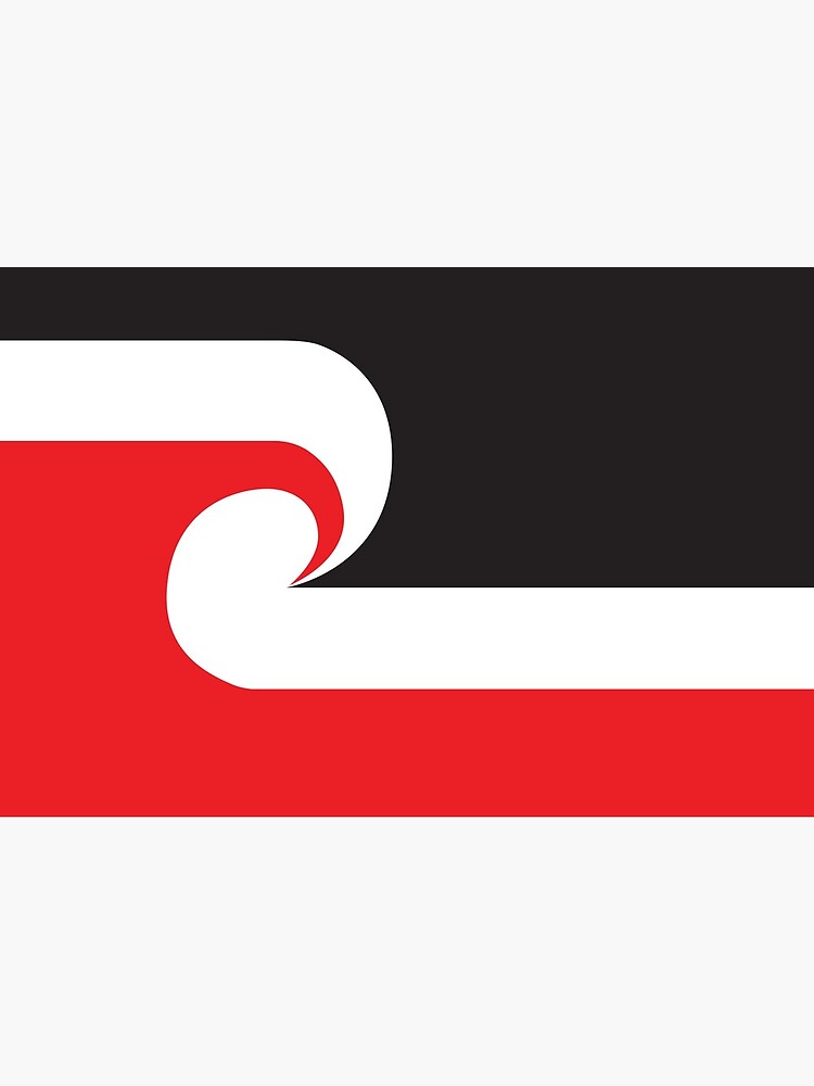 Maori Flag Art Board Print By Designseventy Redbubble