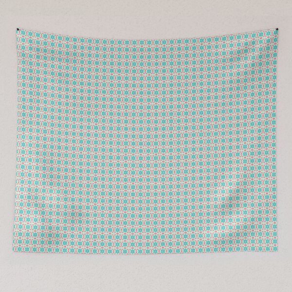 Item preview, Floral blue, red and yellow pattern designed and sold by Joturis.