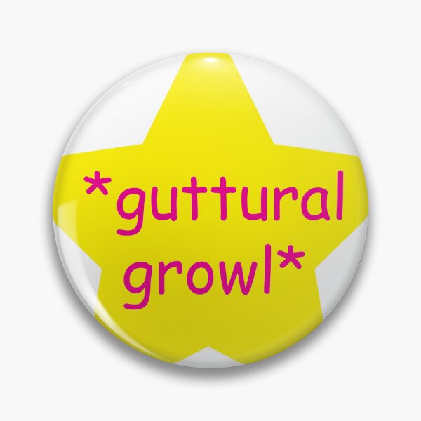 Item preview, guttural growl designed and sold by GremlinGalArt.