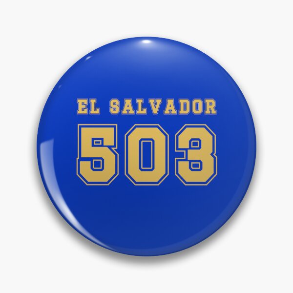 Item preview, 503 El Salvador Country Area Code designed and sold by GutsyShop.