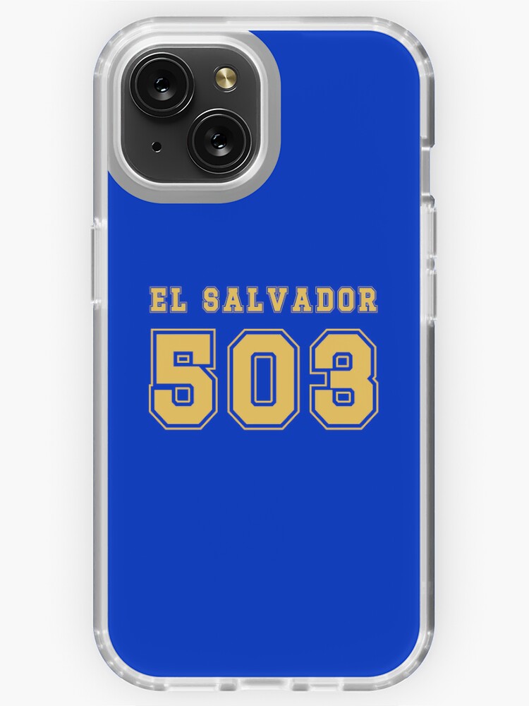 503 El Salvador Country Area Code iPhone Case