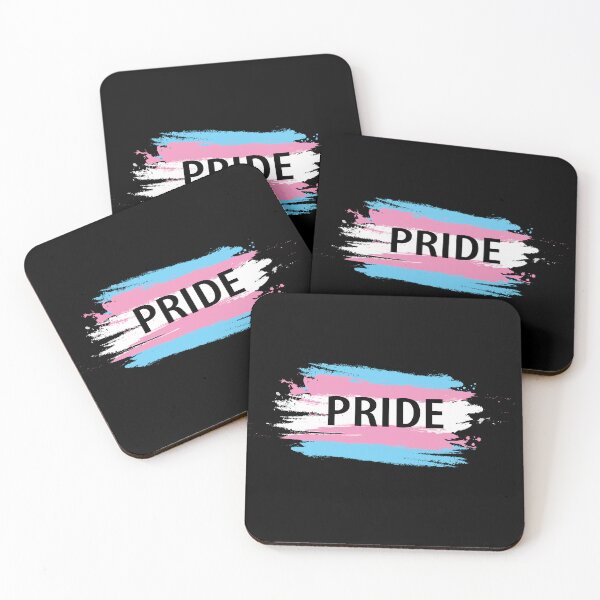 Item preview, Hollow SPLASH Trans Pride Flag designed and sold by TheTransStyle.