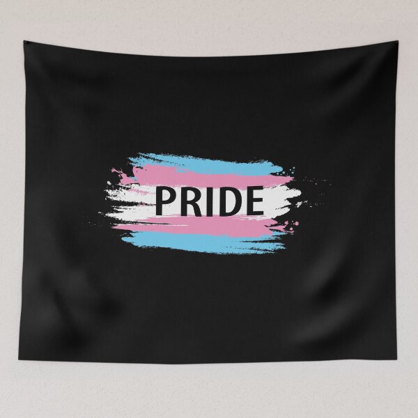 Item preview, Hollow SPLASH Trans Pride Flag designed and sold by TheTransStyle.