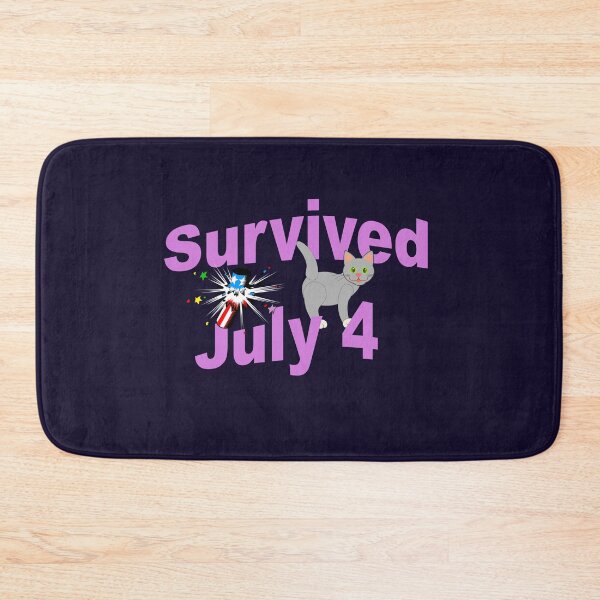 Item preview, Cat survived July 4 th.  designed and sold by lobodelnoir.