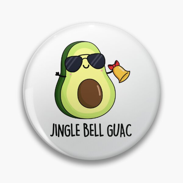 Item preview, Jingle Bell Guac Christmas Funny Guacamole Puns  designed and sold by punnybone.