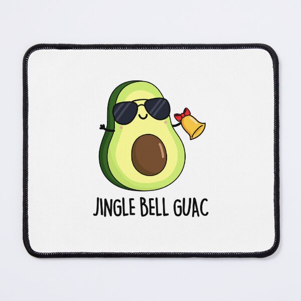 Item preview, Jingle Bell Guac Christmas Funny Guacamole Puns designed and sold by punnybone.
