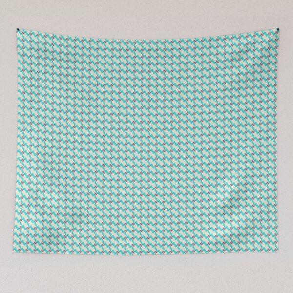Item preview, Floral blue, red and yellow pattern designed and sold by Joturis.
