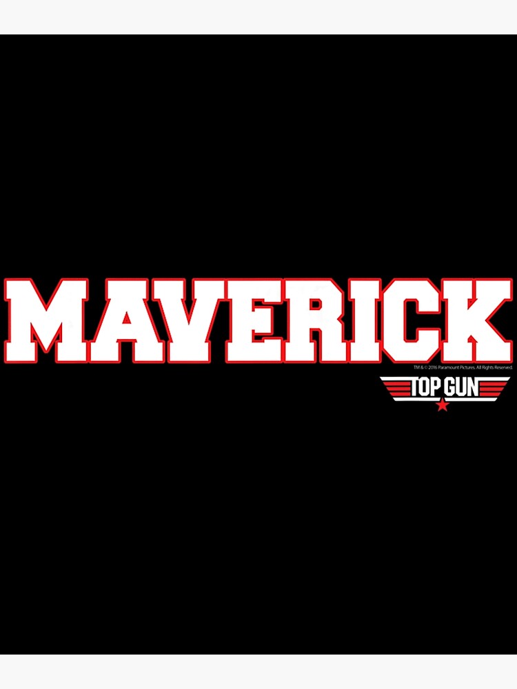"Top Gun Maverick Name" Poster for Sale by AnaaKeu Redbubble
