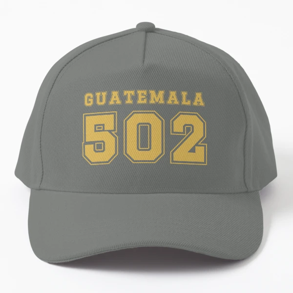 502 Guatemala Country Area Code Cap for Sale by GutsyShop