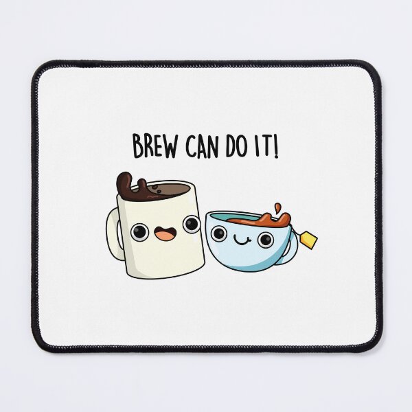 Item preview, Brew Can Do It Funny Coffee Puns  designed and sold by punnybone.