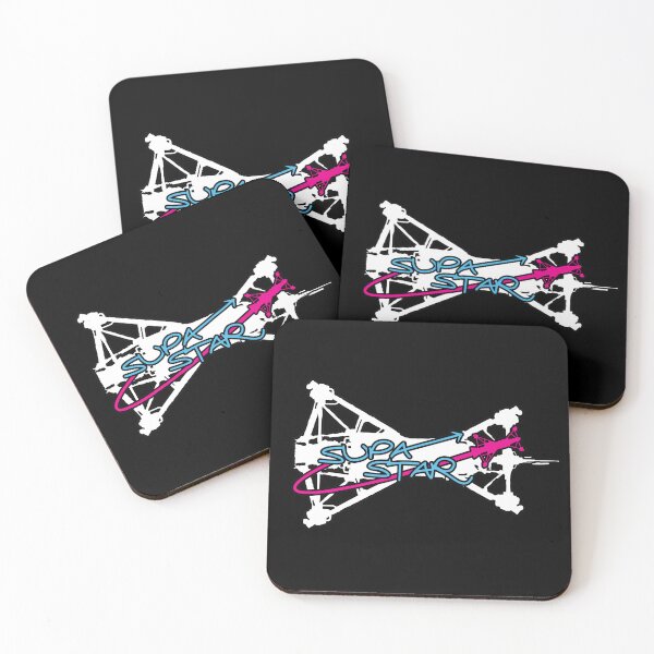 Item preview, Supa Star Slingshot Racer - Ole Dusters - Rock Hopper Manéo's Last Race white design designed and sold by ZEDorDEAD.
