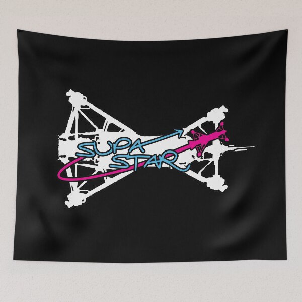 Item preview, Supa Star Slingshot Racer - Ole Dusters - Rock Hopper Manéo's Last Race white design designed and sold by ZEDorDEAD.