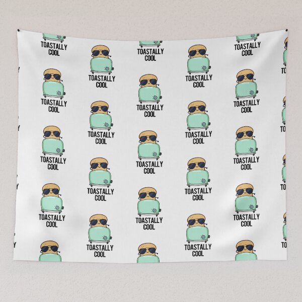 Item preview, Toastally Cool Funny Toast Puns  designed and sold by punnybone.