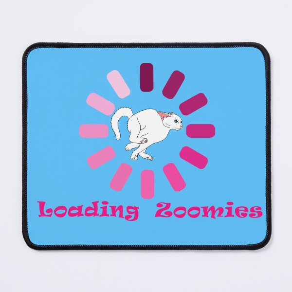Item preview, Loading Zoomies White Cat designed and sold by Deborah Camp.
