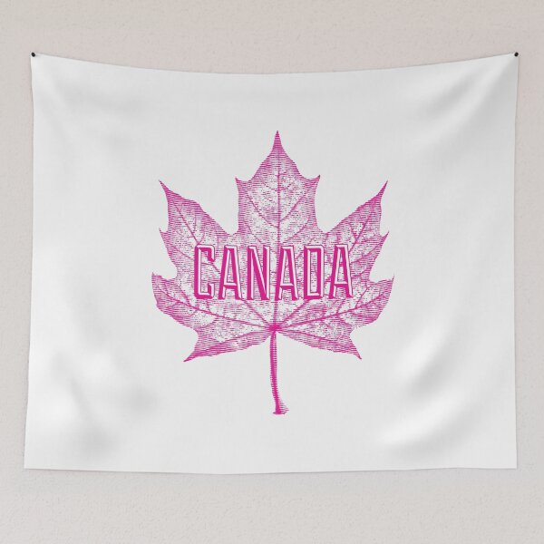 Item preview, Canada Sugar Maple Leaf in Pink designed and sold by Garaga.
