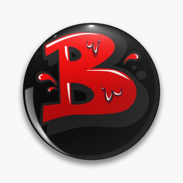 Item preview, Red letter B in graffiti style designed and sold by ramonparaiba.