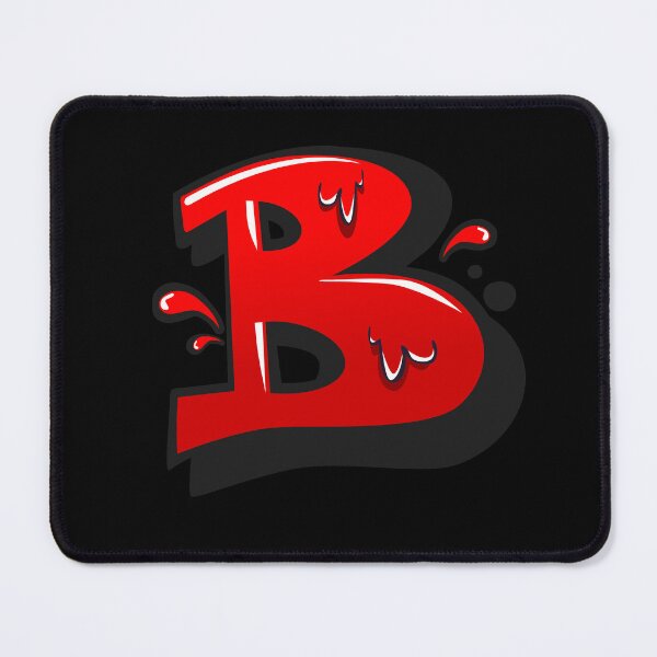 Item preview, Red letter B in graffiti style designed and sold by ramonparaiba.