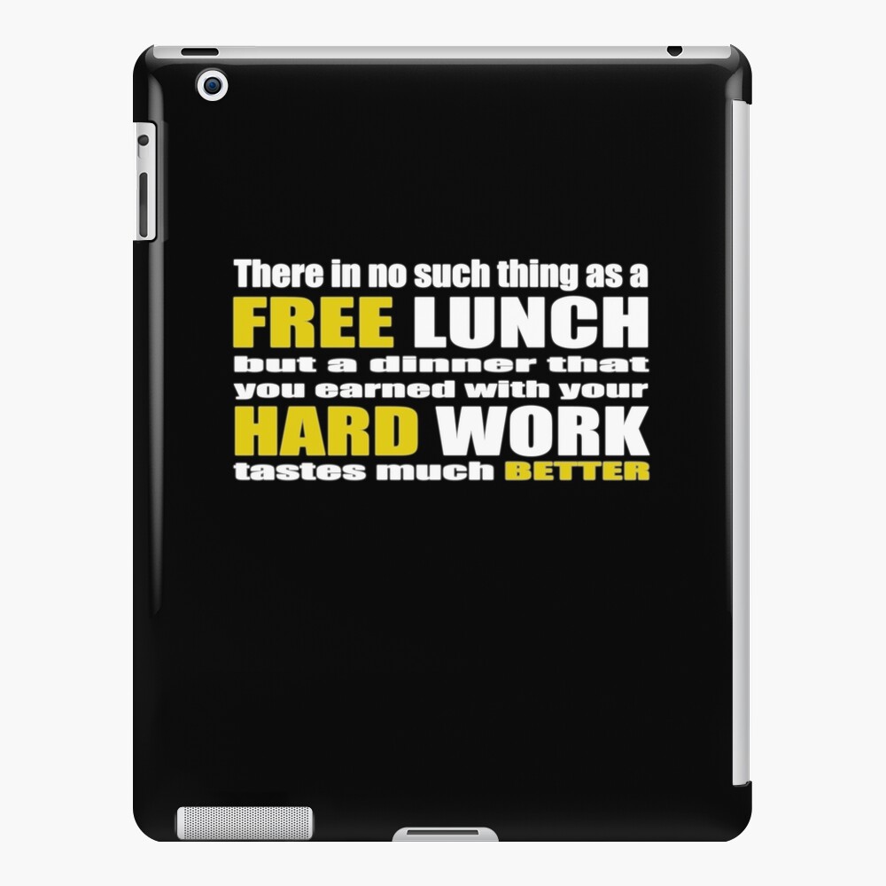 Hard Work Pays Off Motivational Quote Ipad Case Skin By Mtsuszycki Redbubble