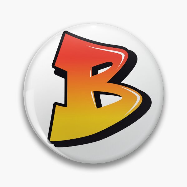 Item preview, Graffiti letter b, gradient colors designed and sold by ramonparaiba.