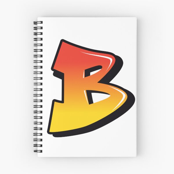 Item preview, Graffiti letter b, gradient colors designed and sold by ramonparaiba.