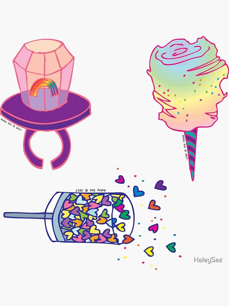 Thumbnail 3 of 3, Sticker, Celebrate PRIDE Stickers designed and sold by HaleySez.