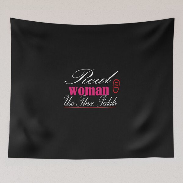 Item preview, Real Women Use Three PedalsT-shirt, Mom Gift, Wife Gift, Funny Car. female driver, designed and sold by AdOmar.