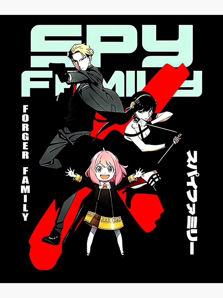 Poster « Anime Spy x Family Family », par Huyen871 Redbubble