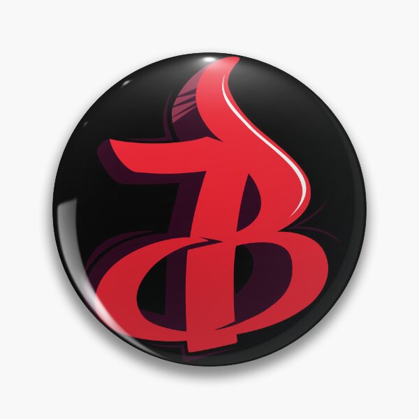 Item preview, Red letter B in modern graffiti style designed and sold by ramonparaiba.