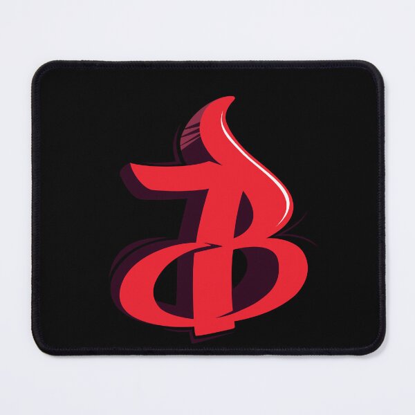 Item preview, Red letter B in modern graffiti style designed and sold by ramonparaiba.