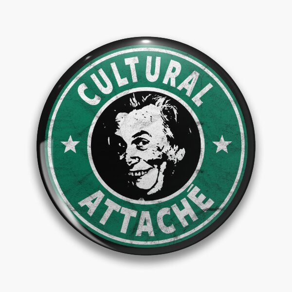 Item preview, Les Patterson Cultural Attaché - Distressed Design designed and sold by risible.