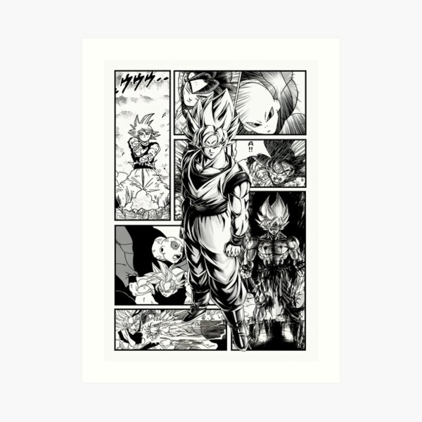 Dragon Ball z Manga page - Gohan Art Board Print by Hierax