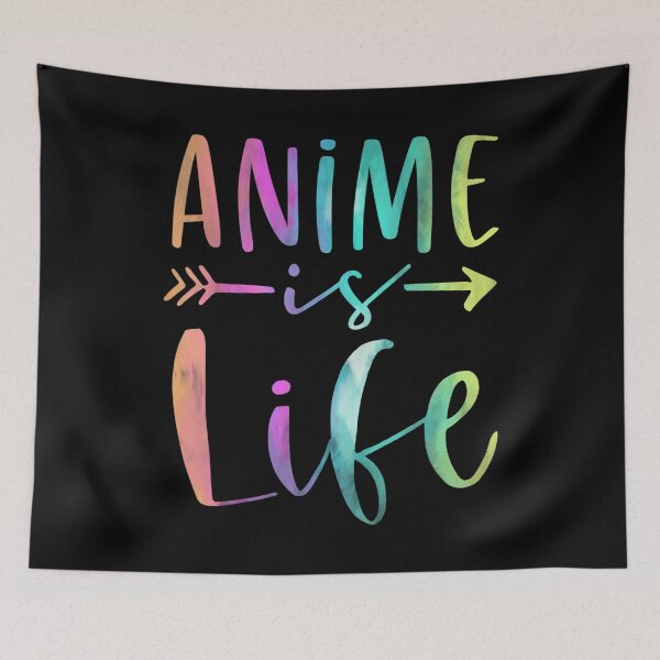 Item preview, Anime is Life Boy Girl Manga Anime Lover Gifts Anime Merch designed and sold by KimberleyRamsey.