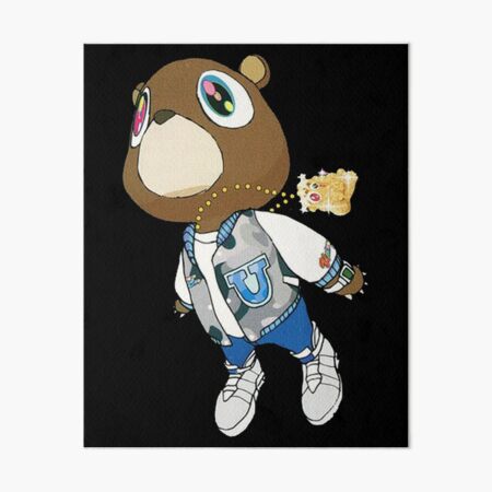 Kanye West Graduation Bear Takashi Murakami Style Art T-Shirt Shirt  Hardcover Journal for Sale by jackyboi