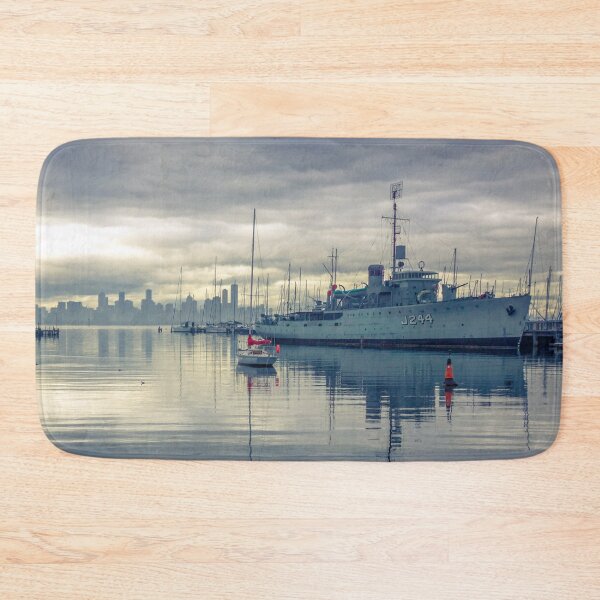 Item preview, HMAS Castlemaine and the Melbourne Skyline designed and sold by Steven Jodoin.