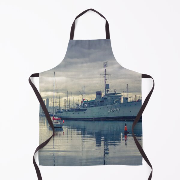 Item preview, HMAS Castlemaine and the Melbourne Skyline designed and sold by Steven Jodoin.
