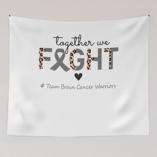 Item preview, Brain Cancer Awareness Together We Fight Team Brain Cancer Warriors designed and sold by whlrcheryl.