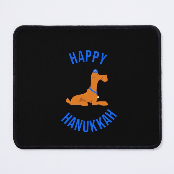 Item preview, Happy Hanukkah | A Cute Jewish Dog With a Yarmulke Celebrating Hanukkah designed and sold by SomeDesignThing.