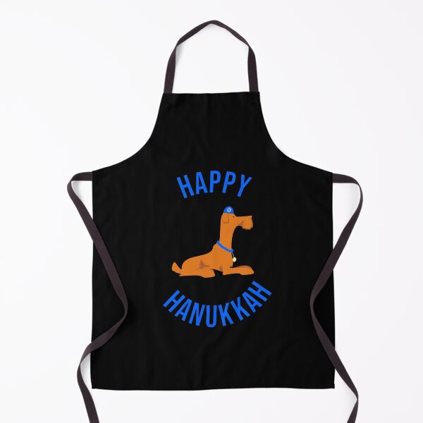Item preview, Happy Hanukkah | A Cute Jewish Dog With a Yarmulke Celebrating Hanukkah designed and sold by SomeDesignThing.