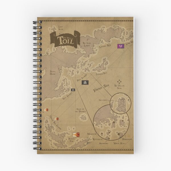 Item preview, Faerie Sea Map designed and sold by Wade Dyer.