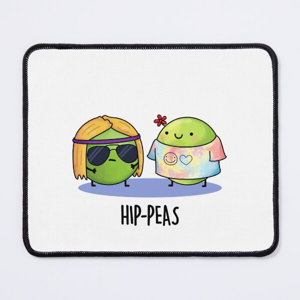 Item preview, Hip-peas Hippie Funny Peas Puns  designed and sold by punnybone.