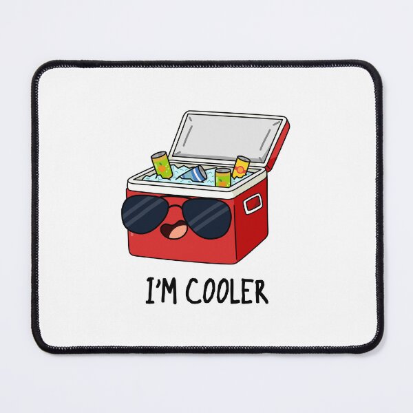Item preview, I'm Cooler Funny Ice Box Puns designed and sold by punnybone.
