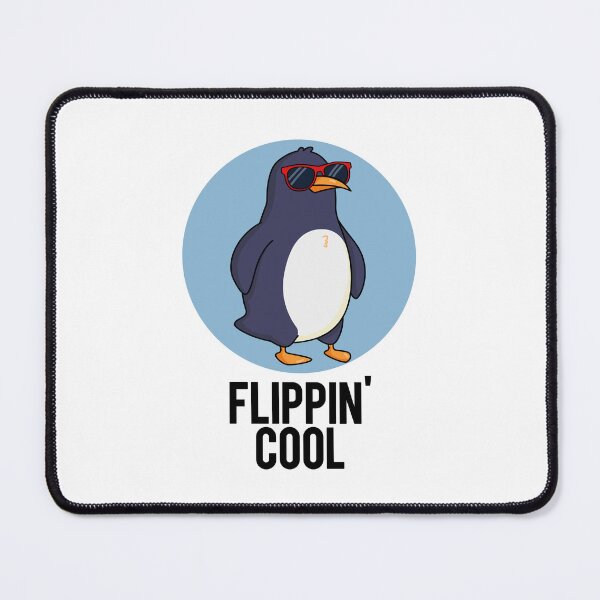 Item preview, Flippin Cool Funny Penguin Puns designed and sold by punnybone.