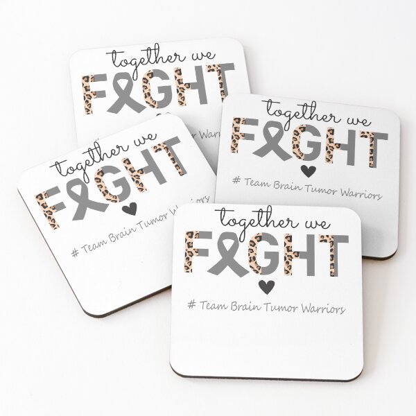 Item preview, Brain Tumor Awareness Together We Fight Team Brain Tumor Warriors designed and sold by whlrcheryl.