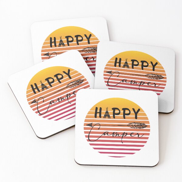 Item preview, happy camping vintage designed and sold by Bouhrara.