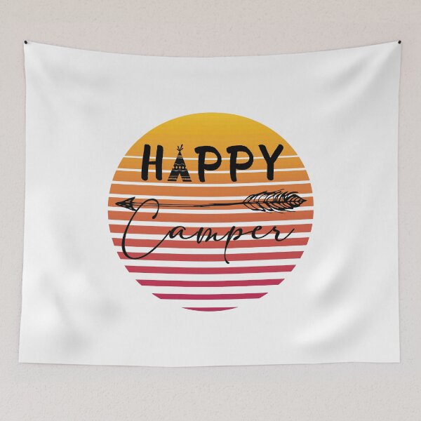 Item preview, happy camping vintage designed and sold by Bouhrara.