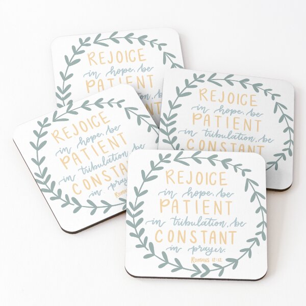 Item preview, Romans 12:12 designed and sold by JulieannMalynda.