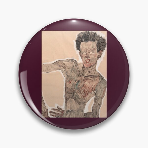 Item preview, EGON SCHIELE - Self-Portrait Grimacing   designed and sold by Lar2ok.